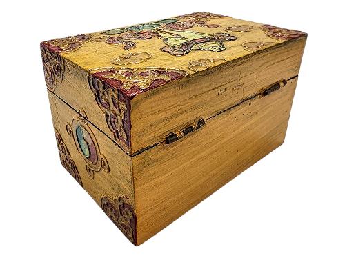 thumb3-Wooden Tibetan Box-33957