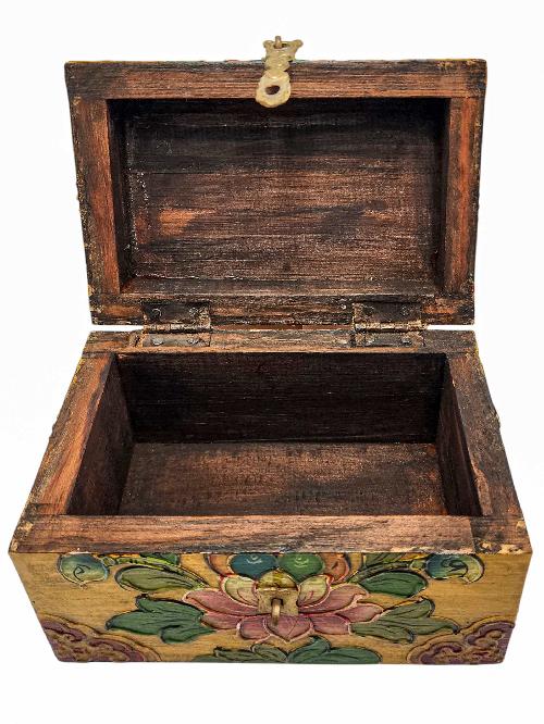 thumb4-Wooden Tibetan Box-33957