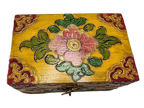 thumb2-Wooden Tibetan Box-33960