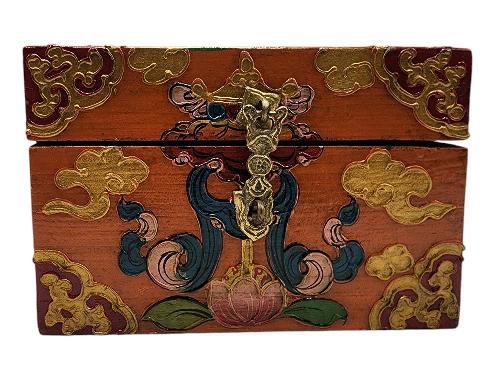 thumb1-Wooden Tibetan Box-33961