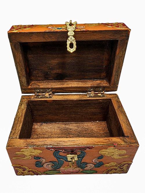 thumb4-Wooden Tibetan Box-33961