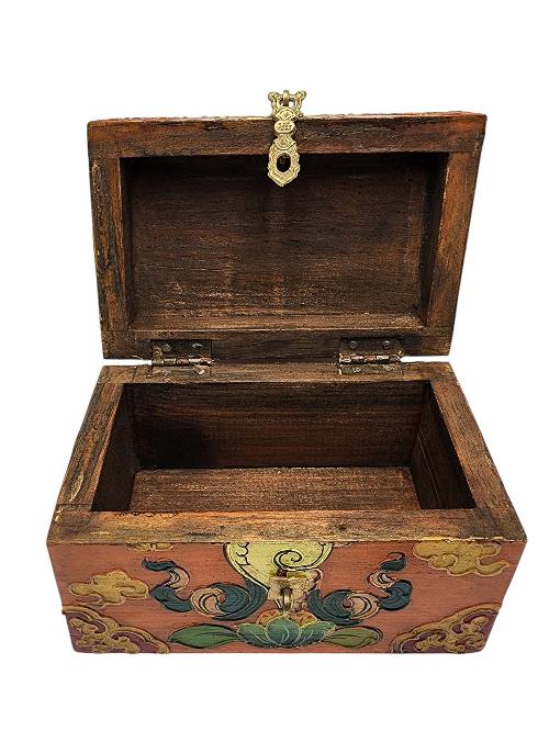 thumb4-Wooden Tibetan Box-33962