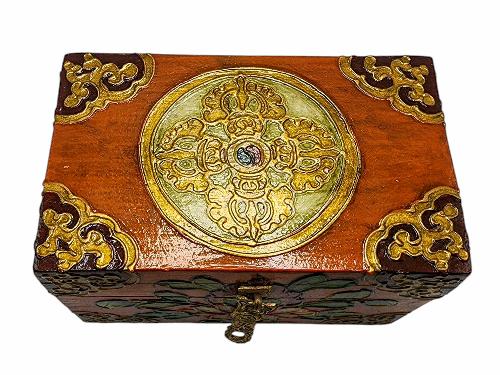 thumb2-Wooden Tibetan Box-33963