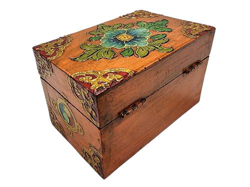 thumb3-Wooden Tibetan Box-33965