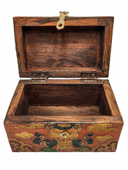 thumb4-Wooden Tibetan Box-33965