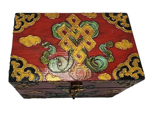 thumb2-Wooden Tibetan Box-33966