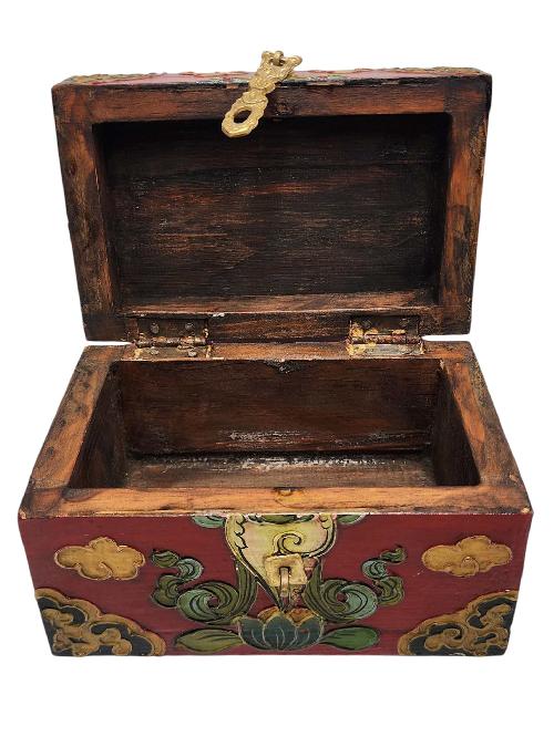 thumb4-Wooden Tibetan Box-33966