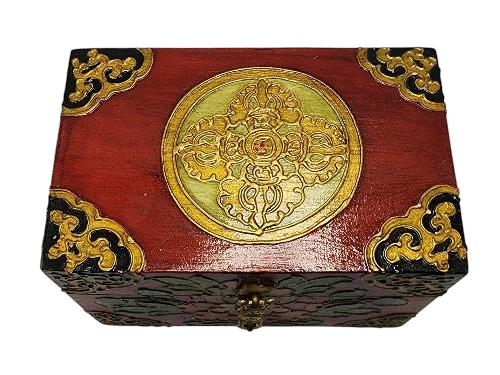 thumb2-Wooden Tibetan Box-33968