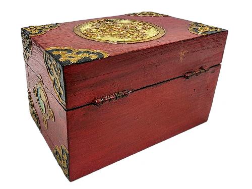 thumb3-Wooden Tibetan Box-33968