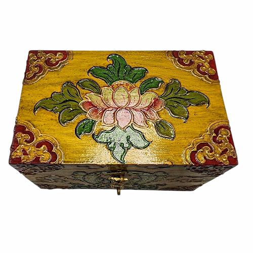 thumb2-Wooden Tibetan Box-33970