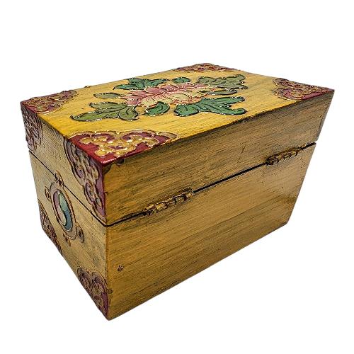 thumb3-Wooden Tibetan Box-33970