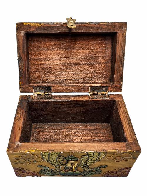 thumb4-Wooden Tibetan Box-33970