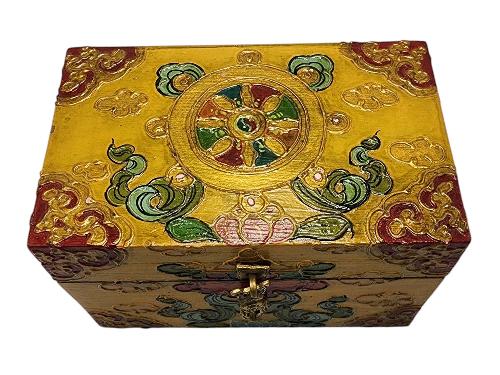 thumb2-Wooden Tibetan Box-33971