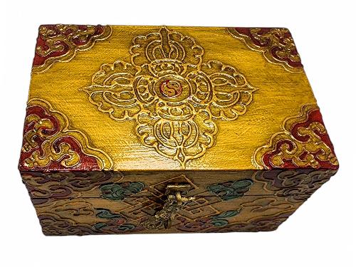 thumb2-Wooden Tibetan Box-33972