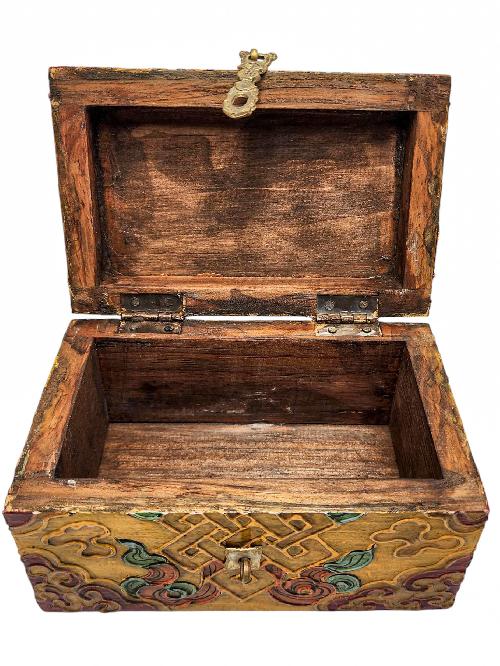 thumb4-Wooden Tibetan Box-33972