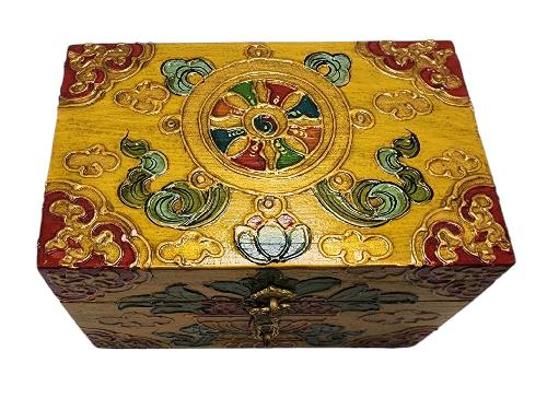 thumb2-Wooden Tibetan Box-33974