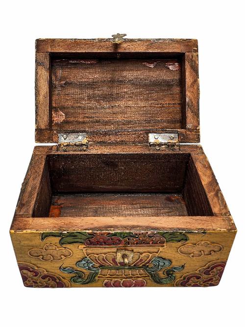 thumb4-Wooden Tibetan Box-33974