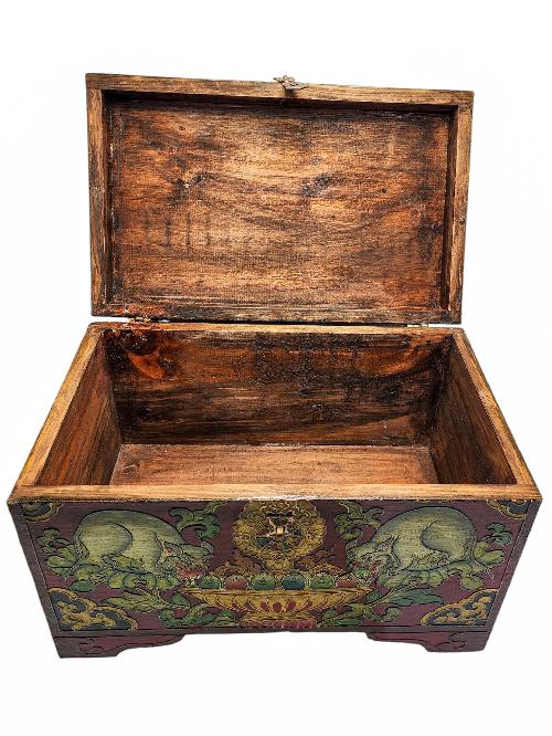 thumb4-Wooden Tibetan Box-33975