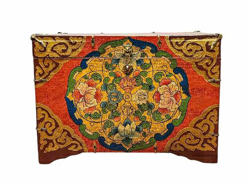 Wooden Tibetan Box-34001