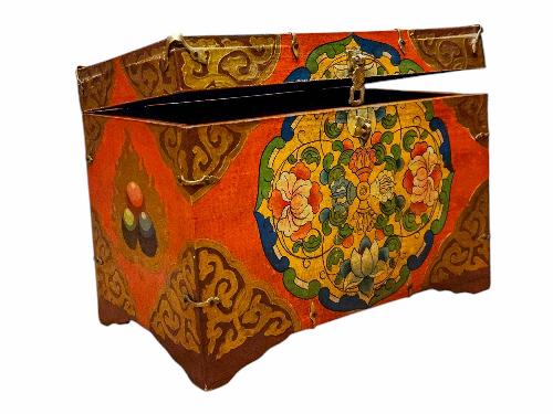 thumb1-Wooden Tibetan Box-34001