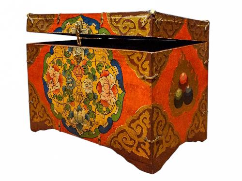 thumb2-Wooden Tibetan Box-34001