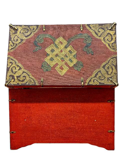 thumb4-Wooden Tibetan Box-34001