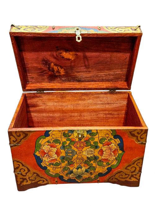 thumb5-Wooden Tibetan Box-34001