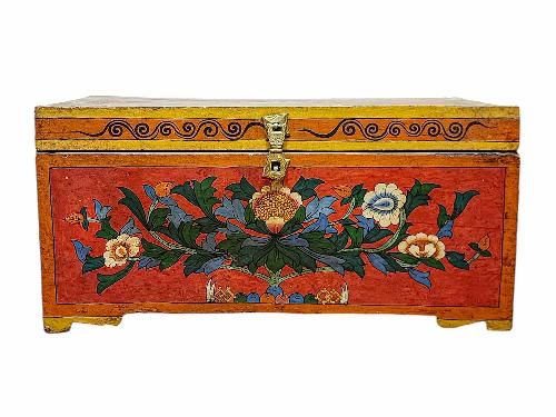 Wooden Tibetan Box-34002