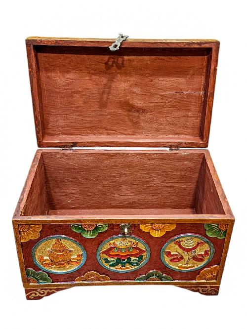 thumb5-Wooden Tibetan Box-34003