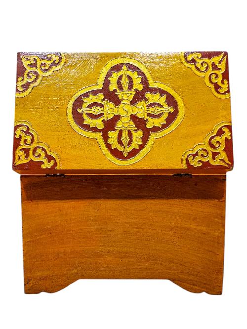 thumb4-Wooden Tibetan Box-34004