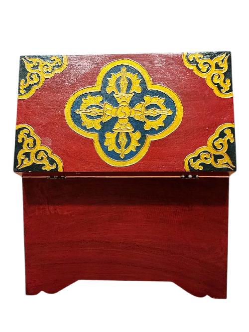 thumb4-Wooden Tibetan Box-34005