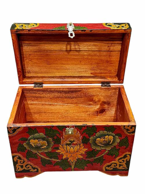 thumb5-Wooden Tibetan Box-34005