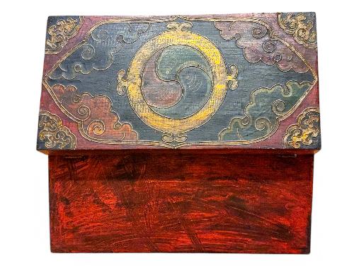 thumb4-Wooden Tibetan Box-34006