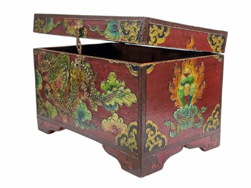 thumb2-Wooden Tibetan Box-34007