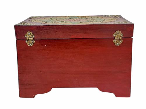 thumb3-Wooden Tibetan Box-34007