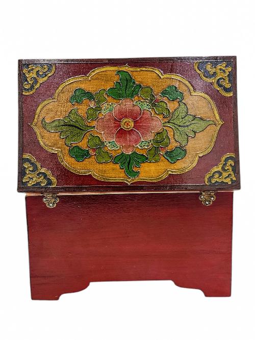 thumb4-Wooden Tibetan Box-34007