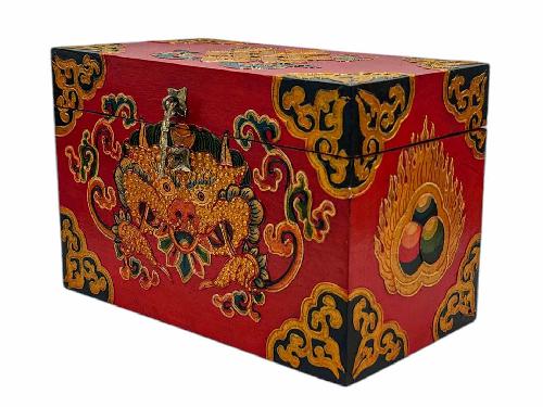 thumb2-Wooden Tibetan Box-34008