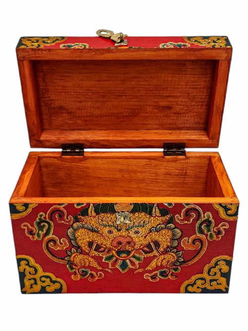 thumb5-Wooden Tibetan Box-34008