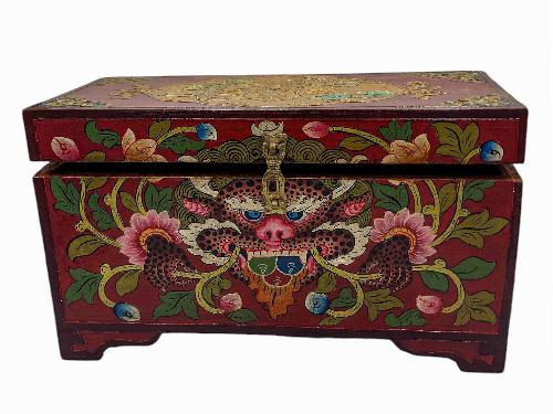 Wooden Tibetan Box-34009