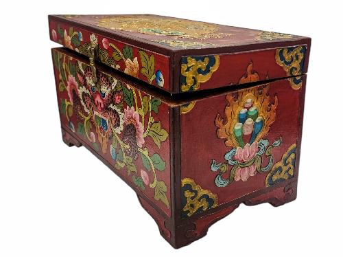 thumb2-Wooden Tibetan Box-34009