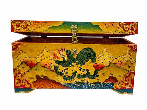 Wooden Tibetan Box-34011