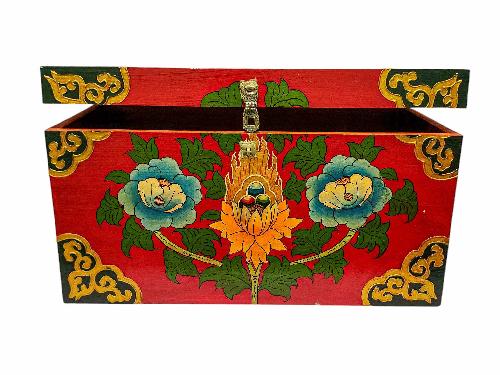 Wooden Tibetan Box-34013