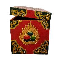 thumb4-Wooden Tibetan Box-34013