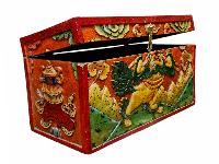 thumb1-Wooden Tibetan Box-34025