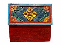 thumb4-Wooden Tibetan Box-34025