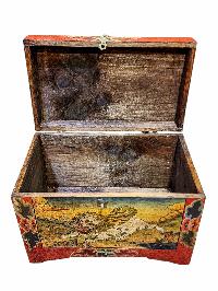 thumb5-Wooden Tibetan Box-34027