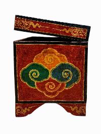 thumb2-Wooden Tibetan Box-34028