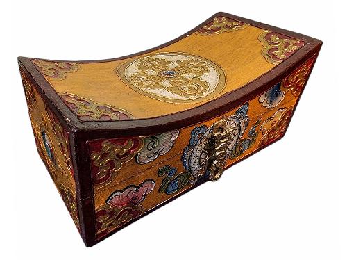 Wooden Tibetan Box-34036