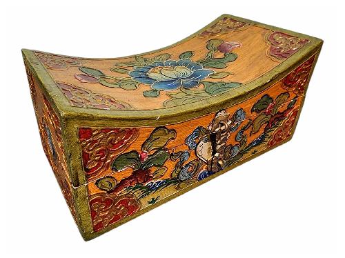 Wooden Tibetan Box-34037