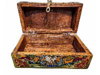 thumb4-Wooden Tibetan Box-34037